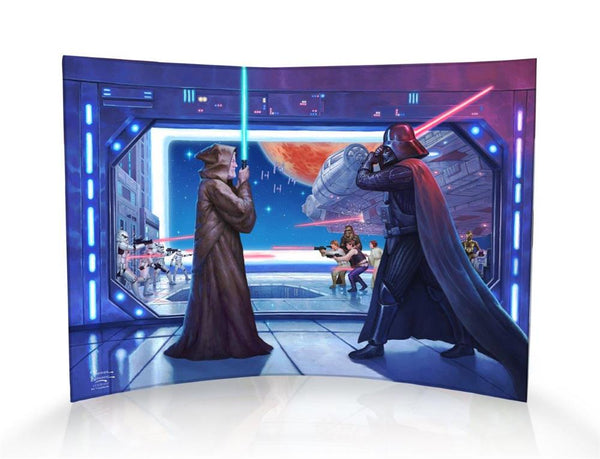 Star Wars (Obi Wan's Final Battle) Curved Acrylic Print