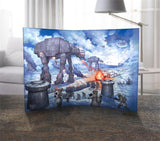 Star Wars (The Battle of Hoth) Curved Acrylic Print