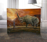 Star Wars (The Mandalorian™ - The Mudhorn) Curved Acrylic Print