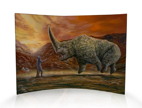 Star Wars (The Mandalorian™ - The Mudhorn) Curved Acrylic Print