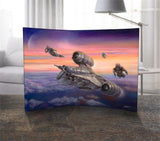 Star Wars (The Mandalorian™ - The Escort) Curved Acrylic Print