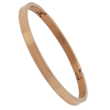 B.Tiff Simplicity Narrow Matte Stainless Steel Bangle Bracelet Gold Black Stainless Steel Rose Gold Blue SM Med Lg