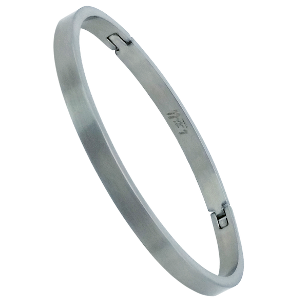 B.Tiff Simplicity Narrow Matte Stainless Steel Bangle Bracelet Gold Black Stainless Steel Rose Gold Blue SM Med Lg