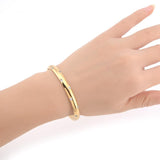 B.Tiff 8-Stone Starlight Pave Adjustable Bangle Cuff Natural, Gold, Black, Rose Gold, Small, Med, Large