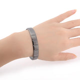 B.Tiff Simplicity Matte Box Cut Adjustable Bangle Cuff Gun Metal, Gold, Steel, Med, Large, Xlg