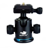 Wondlan Tripod Ball Head WL-02 with Quick Release Plate