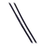 B.Tiff Thin Coil Chain Necklace Silver, Rose Gold, Black, Gold, 16"-18"-20"-22"-26"