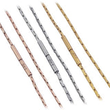 B.Tiff BTiff Diamond Cut Snake Necklace Gold, Silver, Rose Gold, 16 - 18 - 20 - 22 - 26 inches