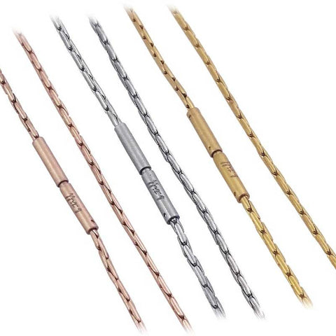 B.Tiff BTiff Diamond Cut Snake Necklace Gold, Silver, Rose Gold, 16 - 18 - 20 - 22 - 26 inches