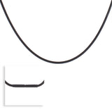 B.Tiff Thick Coil Chain Necklace SIlver, Black, 18 - 20 - 22 - 26 inches