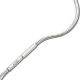 B.Tiff Thick Coil Chain Necklace SIlver, Black, 18 - 20 - 22 - 26 inches