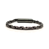 B.Tiff Prince of Wales Chain Bracelet Stainless Steel, Gun Metal