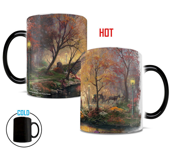 Thomas Kinkade Central Park in the Fall Morphing Mugs™ Heat-Sensitive Mug