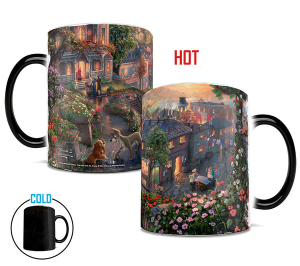 Thomas Kinkade Lady and the Tramp Morphing Mugs™ Heat-Sensitive Mug