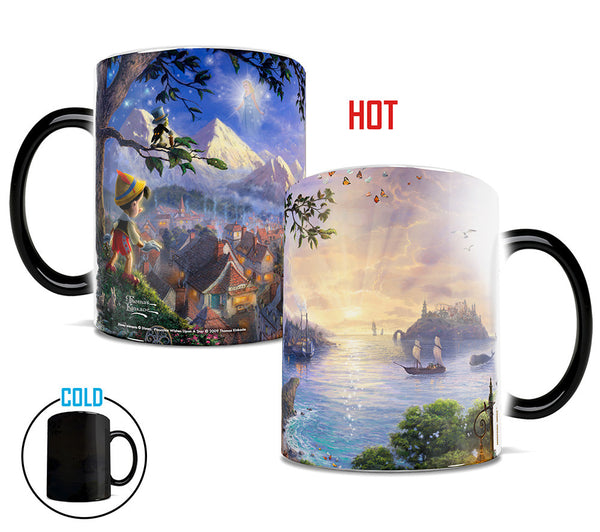 Thomas Kinkade Pinocchio Morphing Mugs™ Heat-Sensitive Mug