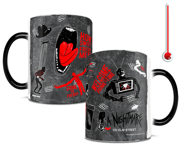 A Nightmare on Elm Street™ (How Sweet Fresh Meat)  Horror Morphing Mugs™ Heat-Sensitive Mug