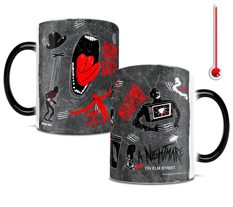 A Nightmare on Elm Street™ (How Sweet Fresh Meat)  Horror Morphing Mugs™ Heat-Sensitive Mug