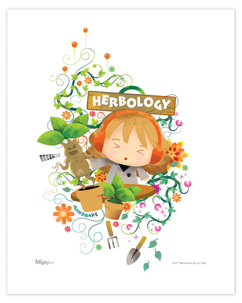 Harry Potter™ (Herbology Watercolor) MightyPrint™ Wall Art