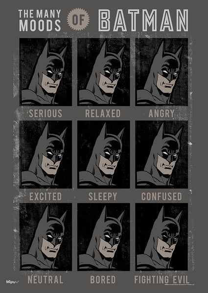 DC Comics Originals™ (Many Moods of Batman) MightyPrint™ Wall Art