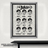 DC Comics Originals™ (Many Moods of Joker) MightyPrint™ Wall Art