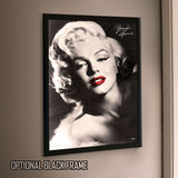 Marilyn Monroe (Red) MightyPrint™ Wall Art