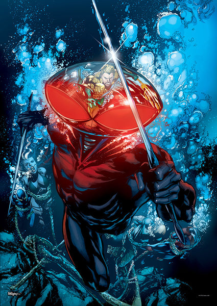 DC Aquaman (Black Manta Strikes) )MightyPrint™ Wall Art