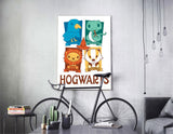 Harry Potter™ (Chibi Hogwarts Houses) MightyPrint™ Wall Art