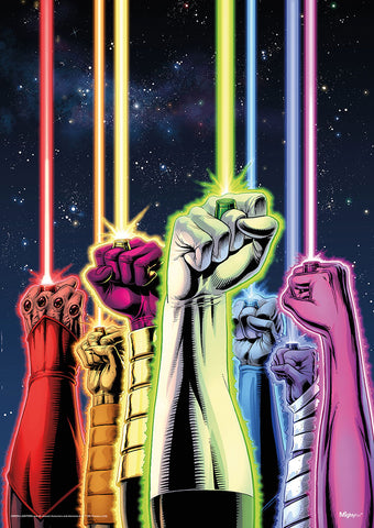 DC Comics (Lanterns Unite) MightyPrint™ Wall Art