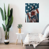 Wonder Woman (Star Spangled Banner) MightyPrint™ Wall Art