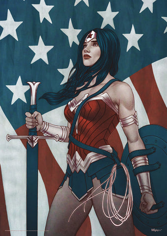 Wonder Woman™ (Star Spangled Banner) MightyPrint™ Wall Art