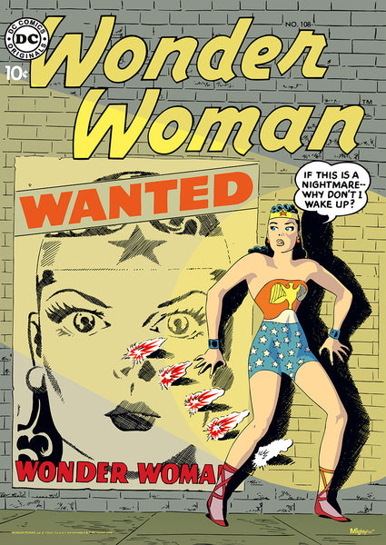 Wonder Woman™ (Wanted) MightyPrint™ Wall Art
