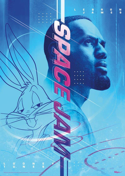 Space Jam: A New Legacy (Lebron & Bugs) MightyPrint™ Wall Art