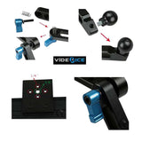 Video Ice 100cm 39.4" Camera Track Dolly Slider ROLLER Bearing Load 17.5 lbs