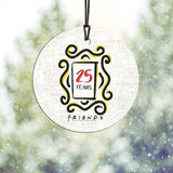 Friends (25 Years) StarFire Prints™ Hanging Glass