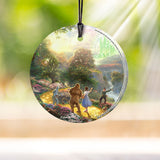 Thomas Kinkade (The Wizard of Oz™ - Dorothy Discovers the Emerald City™) StarFire Prints™ Hanging Glass