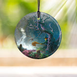Thomas Kinkade (The Wizard of Oz™ - Dorothy Discovers the Emerald City™) StarFire Prints™ Hanging Glass - Witch