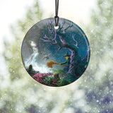 Thomas Kinkade (The Wizard of Oz™ - Dorothy Discovers the Emerald City™) StarFire Prints™ Hanging Glass - Witch
