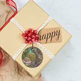 Thomas Kinkade Studios (The Wizard of Oz - Follow the Yellow Brick Road) StarFire Prints Hanging Glass - Witch and Monkey