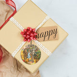 Thomas Kinkade Studios (The Wizard of Oz™ -Follow the Yellow Brick Road™) StarFire Prints™ Hanging Glass - Dorothy and Friends