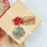 Thomas Kinkade Studios (A Christmas Story™) StarFire Prints™ Hanging Glass - Flag Pole Close-Up