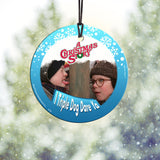 A Christmas Story™ (Triple Dog Dare) StarFire Prints™ Hanging Glass