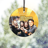 Friends The TV Series (Ugly Naked Guy) StarFire Prints™ Hanging Glass