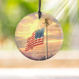 Thomas Kinkade (Light of Freedom) StarFire Prints™ Hanging Glass