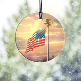 Thomas Kinkade (Light of Freedom) StarFire Prints™ Hanging Glass