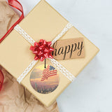 Thomas Kinkade (Light of Freedom with Statue of Liberty) StarFire Prints™ Hanging Glass