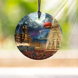 Thomas Kinkade Studios (The Polar Express™) StarFire Prints™ Hanging Glass