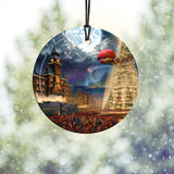 Thomas Kinkade Studios (The Polar Express™) StarFire Prints™ Hanging Glass