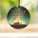 The Polar Express (Tree) StarFire Prints™ Hanging Glass