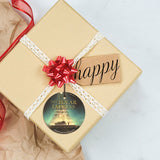 The Polar Express (Tree) StarFire Prints™ Hanging Glass