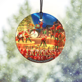 The Polar Express (Elves) StarFire Prints™ Hanging Glass